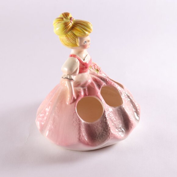Lego Japan Girl Figurine Pink Dress Bouquet Lipstick Holder 3 Slots With Sticker - Picture 3 of 9